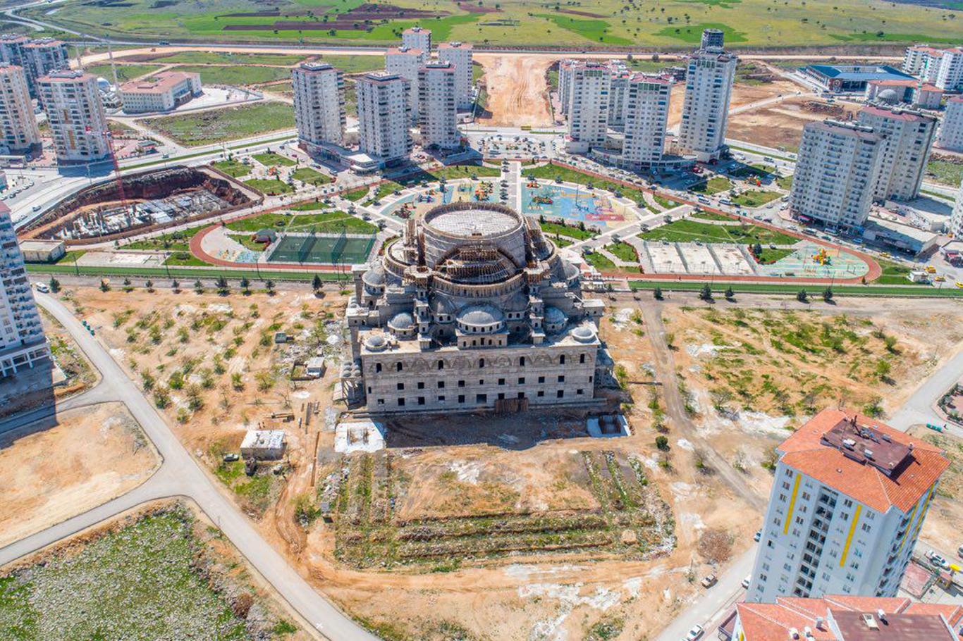 Türkiye’nin ikinci büyük camisi Gaziantep'te yapılıyor Türkiye’nin ikinci büyük camisi Gaziantep'te yapılıyor